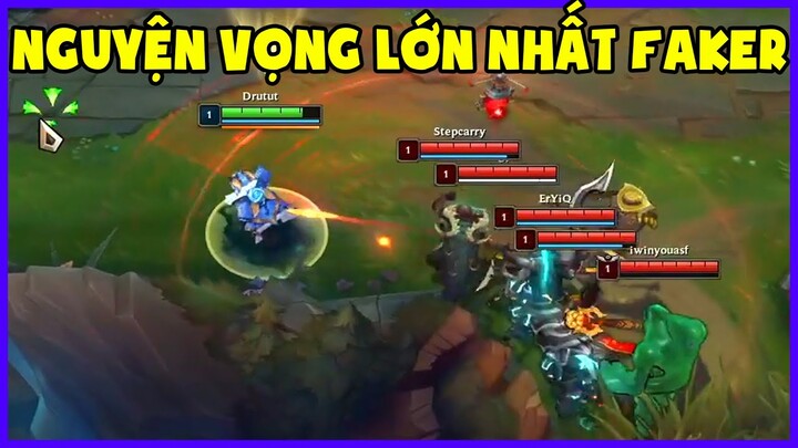 Nguyện vọng lớn nhất của Faker ở thời điểm hiện tại, Đây là khi bạn vác tướng tay dài lên top