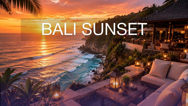 Bali Sunset 🌴 Organic House & Tropical Lounge Music for Work and Relaxation