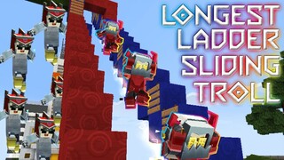 NEW LADDER SLIDE GLITCH TROLLING || BLOCKMAN GO FUNNY MOMENTS || #BEDWARS #BLOCKMANGO #BMGO