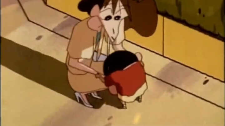 Crayon Shin-chan also has vulnerable moments