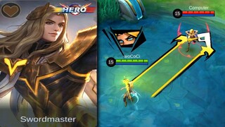 NEW SKIN LANCELOT SWORDMASTER MOBILE LEGENDS 🟢 MLBB