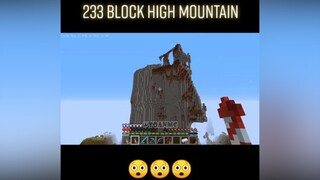 233 BLOCK HIGH MOUNTAIN😲 minecraft fyp xuhuong toanmc powerAwesome PhepThuatWinX ThanhXuanCoBan3 ReviewLatMat DoiBaiTinhCa