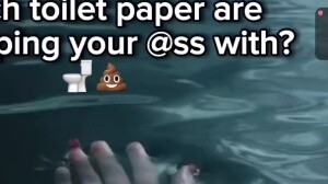 What kind of toilet paper do you use to wipe your butt?