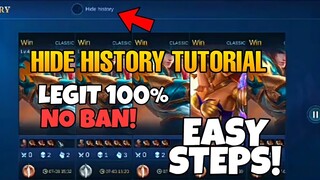 How To Hide History In Original Server Full Tutorial | Still Working