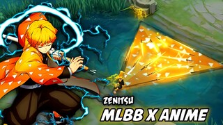 Lancelot As Zenitsu Skin in Mobile Legends