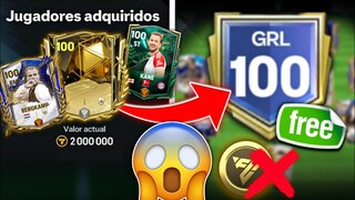 LA PLANTILLA MAS BARATA PARA LLEGAR FACIL A 100 DE GRL EN FC MOBILE 😱🔥