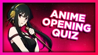 ANIME OPENING QUIZ - 60 Openings [VERY EASY - HARD]