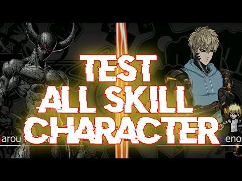 ALL SKILL CHARACTER ONE PUNCH MAN PART 1 - MUGEN ONE PUNCH MAN