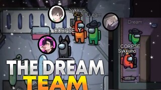 Sykkuno VENTS in front of DREAM and CORPSE HUSBAND | AMONG US ft. Valkyrae, Toast, Brooke etc