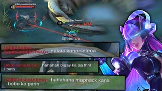 TRASH TALKER NA KALABAN, MAPHACK DAW SELENA KO | SELENA MONTAGE #19 | MOBILE LEGENDS: BANG BANG