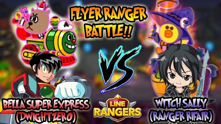 FLYER RANGER BATTLE!! DWIGHTZERO vs RANGER RIFAIR FRIENDSHIP BATTLE (LINE RANGERS INDONESIA)