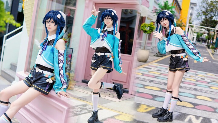 巴巴托斯这么可爱真是报一丝啊(ฅ>ω<*ฅ)（这么可爱真是抱歉/温迪cos）