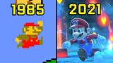 Evolution of Super Mario Games 1985-2021