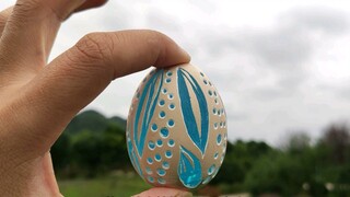 Butuh waktu setengah bulan! Hanya untuk membuat telur menjadi telur yang bersinar dalam gelap? Ini b