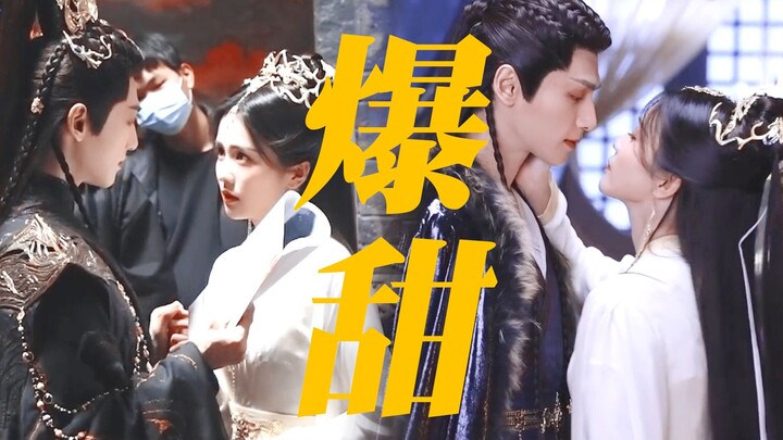 So this is why you two love filming kiss scenes! Luo Yunxi and Bai Lu are both sweet and hilarious—c