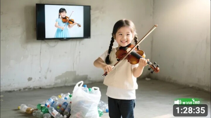 เด็กหญิงเก็บขยะเผยพรสวรรค์ดนตรีสุดอัศจรรย์ ที่แท้คือบุตรแท้ๆ[พากย์ไทย]