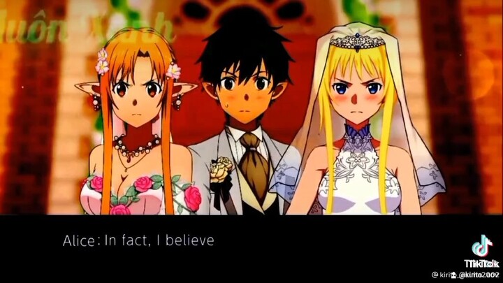 đám cưới của kirito