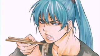 Enjoy the covers of "Dark-man! Dagger" volumes 1-28, and witness the changes in Hoshino Katsura's pa