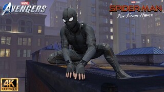 Stealth Suit Spider-Man Gameplay - Marvel's Avengers Game (4K 60FPS)