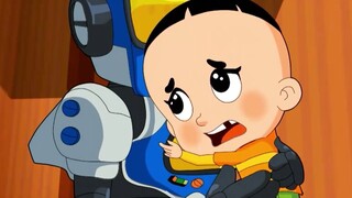 I've seen people playing wife swapping, but I've never seen people playing dad swapping! Big Head So