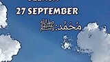 wah ternyata 27 September hari lahirnya nabi Muhammad Saw