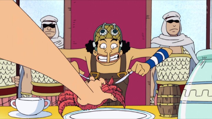 Momen Kocak Makanan Usop Di Colong Luffy 🤣