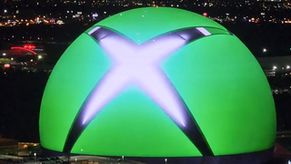 Iklan pertama Bola Raksasa Las Vegas: Microsoft Xbox, keren sekali!