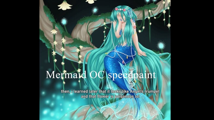 Sybil (Mermaid OC) for mermay 2023 | speedpaint