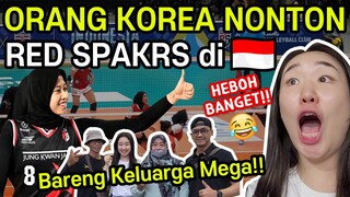 SPECIAL BANGET‼️NONTON BARENG KELUARGA MEGA😍 INDONESIA ALL STARS🇮🇩 VS. RED SPARKS🇰🇷