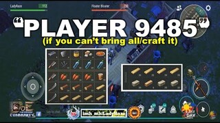 "PLAYER 9485" | REVENGE RAID | using SPEAR &  a small box to block - Last Day On Earth: Survival