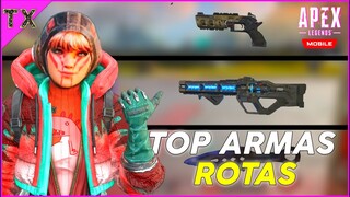 APEX LEGENDS MOBILE TOP MEJORES ARMAS PARA RANKED *ARMAS ROTAS* APEX MOBILE RANKED |TX SAMURAI