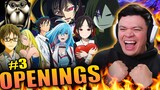 Reacting to ANIME Openings for the FIRST TIME #3