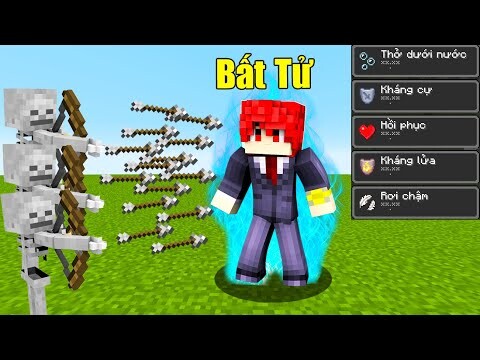 MINECRAFT, NHƯNG NOOB TEAM TRỞ THÀNH NGƯỜI BẤT TỬ