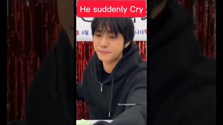 Ahn Hyoseop crying,yet still  handsome #ahnhyoseop