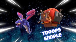Gameplay Dragon blimp Clash of Clans
