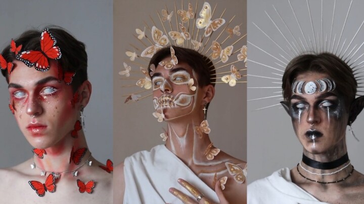 【denisk.yyy ②】ช่างแต่งหน้าฝีมือดีมาก การแต่งหน้าของเขาดูสวยงามมาก