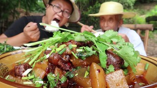 Mengajarimu resep "semur sapi lobak" yang otentik, makan sampai puas!