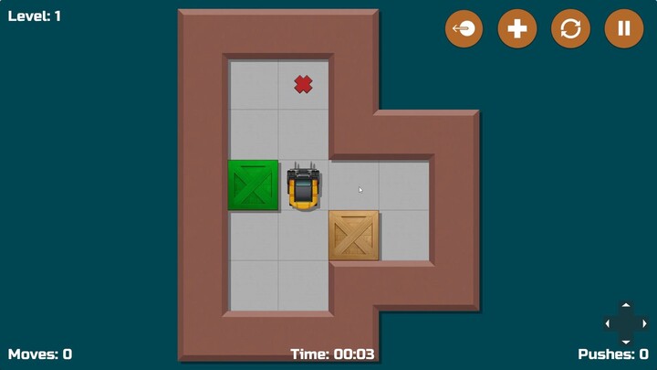 🧩 Sokoban Collection Microban Level 1 of 155 | Sokoban Level 1 Walkthrough | Sokoban Gameplay