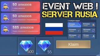 BURUAN COBA ! EVENT WEB SERVER RUSIA DIAMOND GRATIS !!