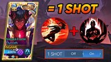 WTF ONE SHOT COMBO!! DYRROTH META BUILD,SPELL,EMBLEM TO ONE SHOT ENEMIES