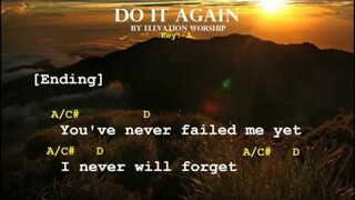 Do it Again by Elevation Worship | Chords And Lyrics | KARAOKE