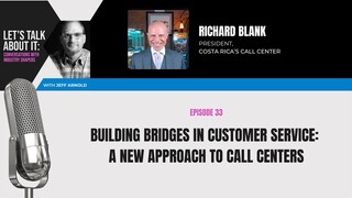 Let's Talk About It Podcast by Jeff Arnold. Customer Service with guest Richard