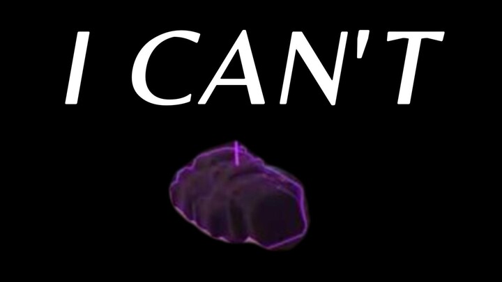 I CAN'T