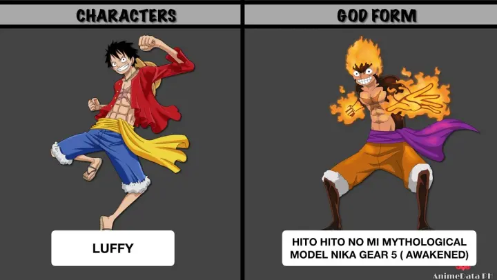 STRAWHAT PIRATES IN GOD FORM | One Piece | AnimeData PH