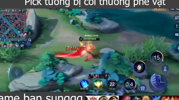Pick tướng bị coi thường phế vật p3 #gamebansunggg
