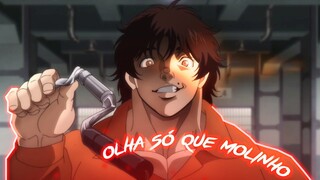 Guevara demostra sua força e baki leva na brincadeira 😳😱[ Baki Hanma]