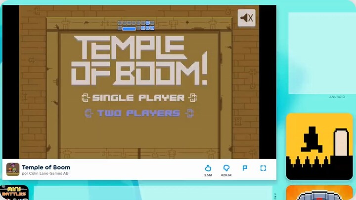 My first time playing Temple of Boom.
