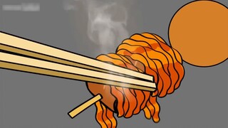 Mugunrentongge's convenience store eating show! #外國山海經#幽默#二元动漫#动漫解说