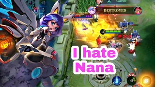 The reason I Hate Nana when I'm Tigreal MOBILE LEGENDS BANG BANG TRUEPAGAMING