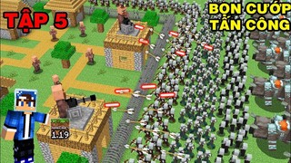 Tập 5 | MINECRAFT SINH TỒN 1.19 | Hoàn Thiện Căn Nhà And Đánh Lại Cướp Làng Survival..!!